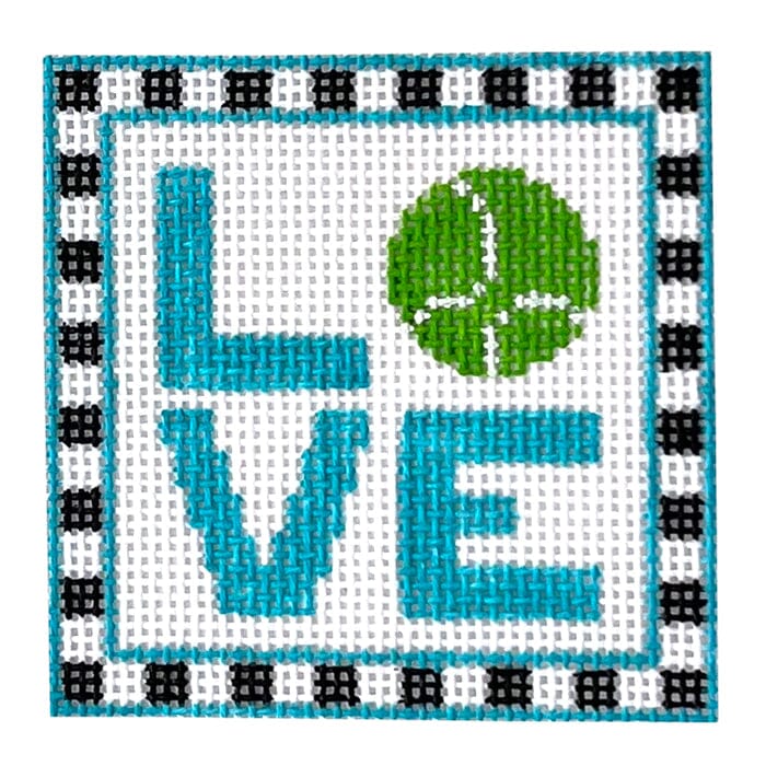 I Heart Tennis with Stitch Guide Painted Canvas The Princess & Me  - 1