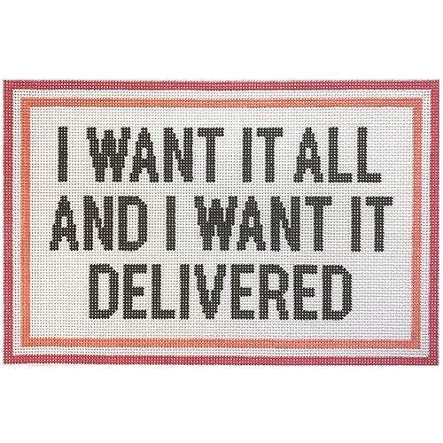 I Want it All Painted Canvas Morgan Julia Designs  - 1