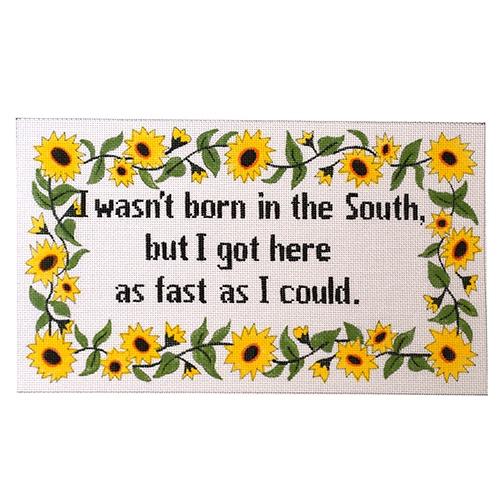 I wasn't born in the South Painted Canvas The Meredith Collection 