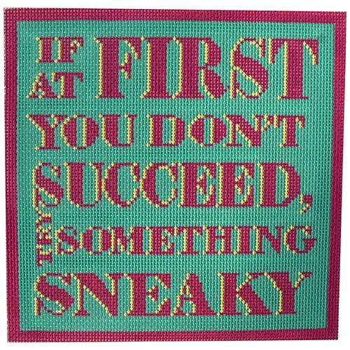 If at First you Don't Succeed.... Painted Canvas Alice & Blue  - 1