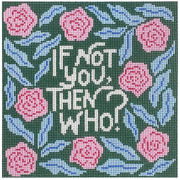 If Not You, Then Who? Painted Canvas Mopsey Designs  - 1
