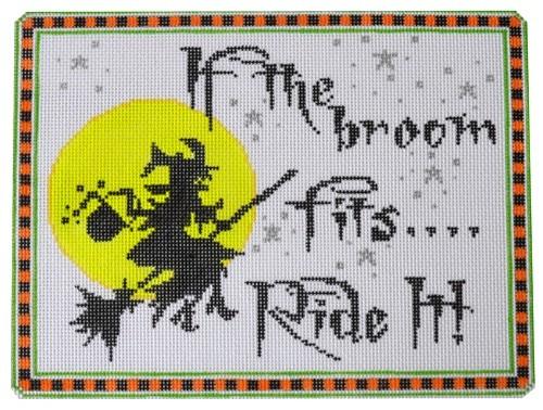 If the Broom Fits Painted Canvas The Meredith Collection  - 1