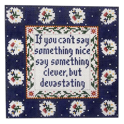 If You Can't Say Something Painted Canvas Cooper Oaks Design 