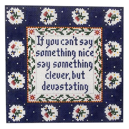 If You Can't Say Something Painted Canvas Cooper Oaks Design  - 1