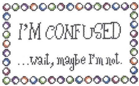 I'm Confused Painted Canvas Cooper Oaks Design 