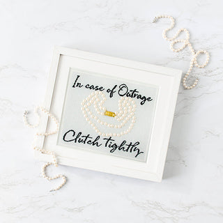 In Case of Outrage Kit Needlepoint To Go 
