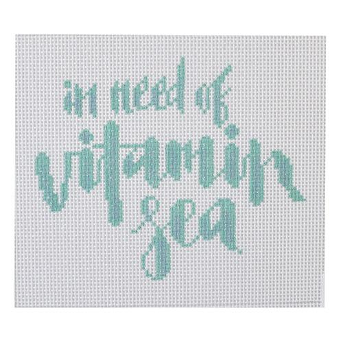 In Need of Vitamin Sea Painted Canvas A Poore Girl Paints 
