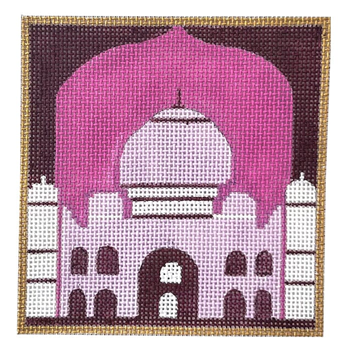 India Painted Canvas Melissa Prince Designs  - 1