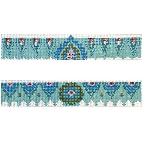 Indian Style Pattern Purse Borders Painted Canvas Colors of Praise 