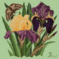 Iris Needlepoint Kit Kits Elizabeth Bradley Design Pale Green 