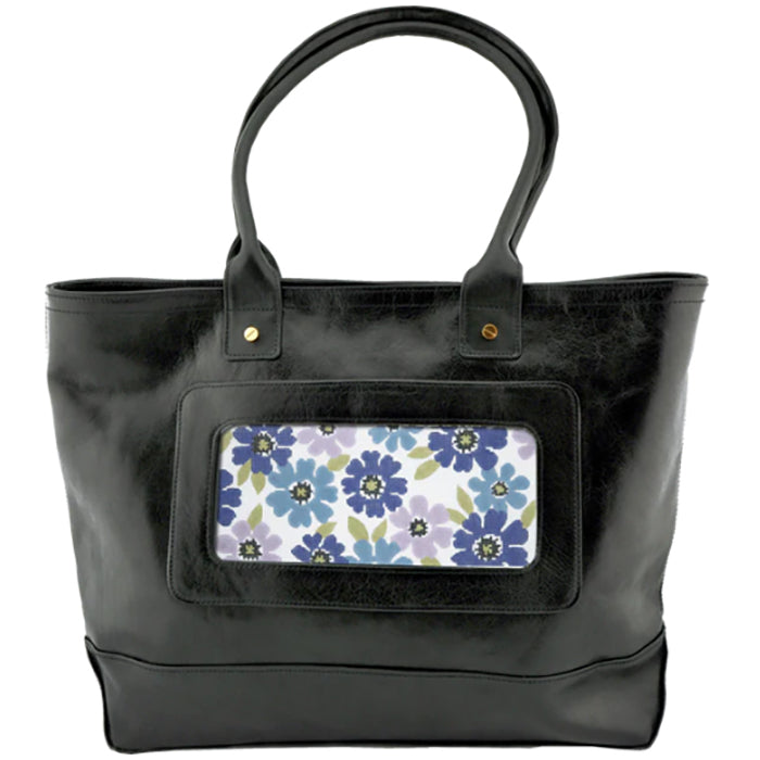 Italian Leather Tote Bag - Black Leather Goods Lee's Leather Goods 