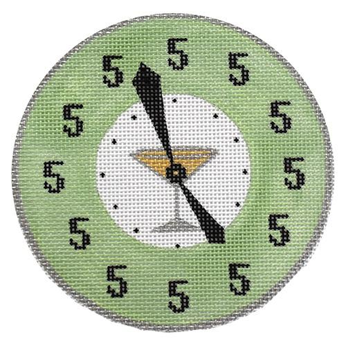 It's 5 O'Clock Painted Canvas Patricia Sone  - 1