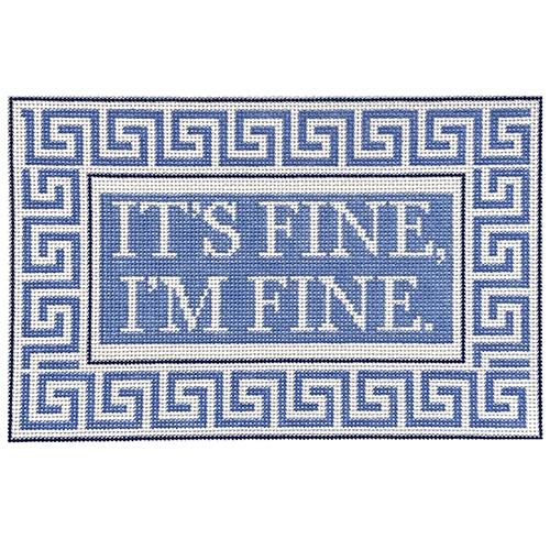 It's Fine Painted Canvas The Plum Stitchery 