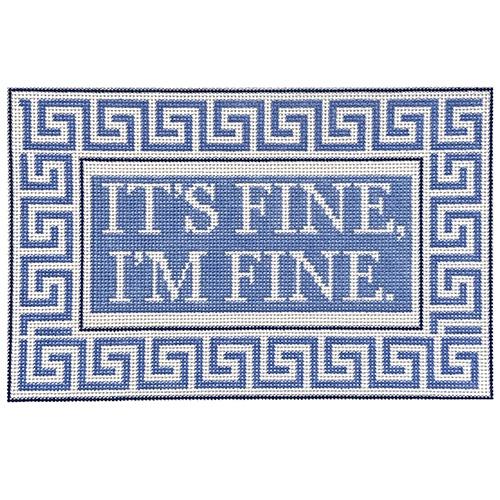 It's Fine Painted Canvas The Plum Stitchery 
