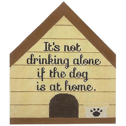It's Not Drinking Alone... Painted Canvas Rachel Donley  - 1