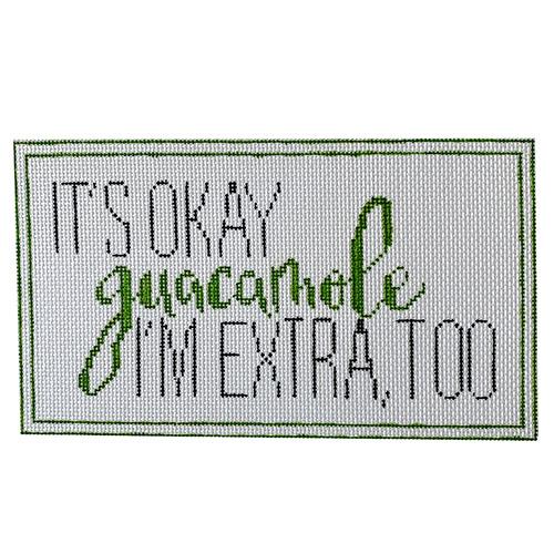 It's OK Guacamole I'm Extra Too Painted Canvas Walkers Wholesale 