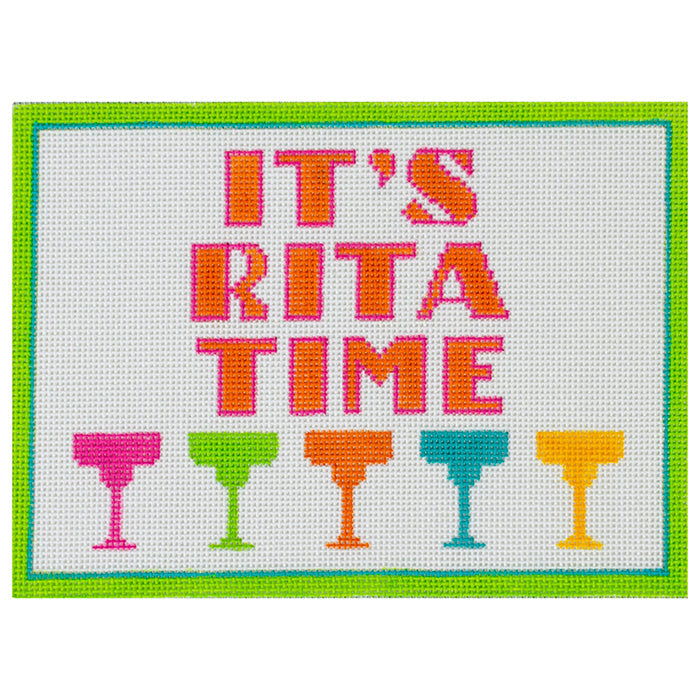It's Rita Time Painted Canvas CBK Needlepoint Collections 