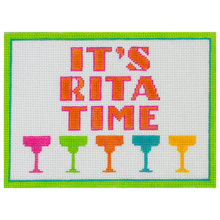 It's Rita Time Painted Canvas CBK Needlepoint Collections  - 1
