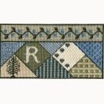 J-Williamsburg Needle Case Painted Canvas Whimsy and grace 