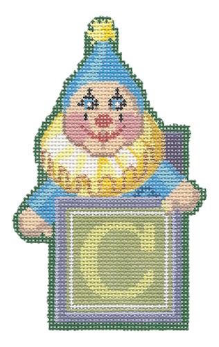 Jack-in-the-box Painted Canvas Labors of Love Needlepoint 