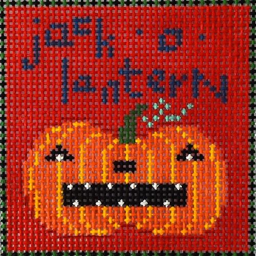 Jack O Lantern Painted Canvas Birds of a Feather  - 1