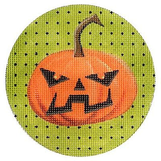 Jack O'Lantern Painted Canvas Kirk & Bradley 
