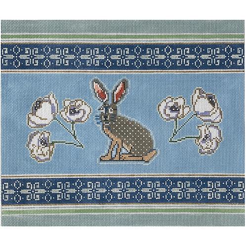 Jacques the Jack Rabbit Painted Canvas Thorn Alexander  - 1