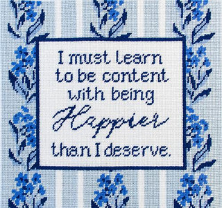 Jane Austen   Content Printed Canvas Needlepoint To Go 
