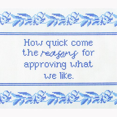 Jane Austen   Reasons Kit Kits Needlepoint To Go 
