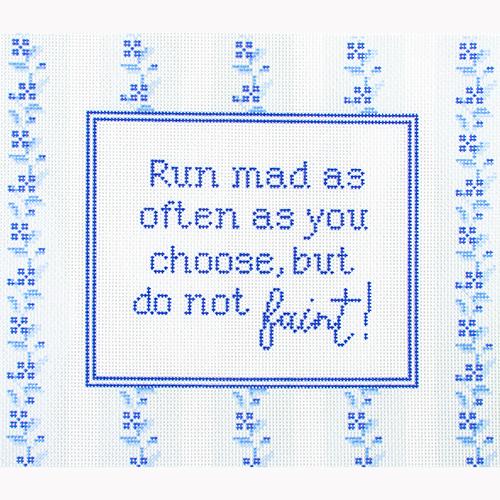 Jane Austen - Run Mad Kit Kits Needlepoint To Go 