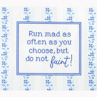 Jane Austen   Run Mad Kit Kits Needlepoint To Go 
