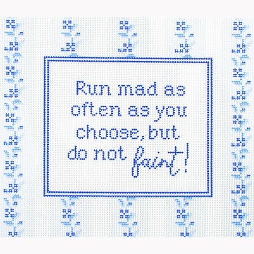 Jane Austen   Run Mad Kit Kits Needlepoint To Go 
