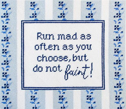 Jane Austen - Run Mad Kit Kits Needlepoint To Go 
