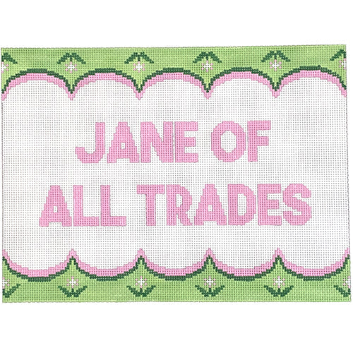 Jane of all Trades Painted Canvas C'ate La Vie 
