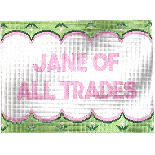 Jane of all Trades Painted Canvas C'ate La Vie 