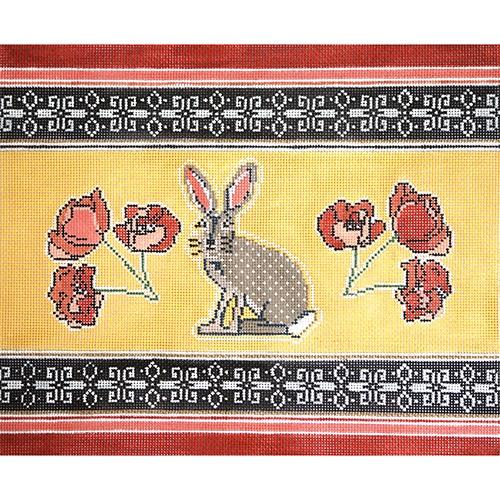 Jasper the Jack Rabbit Painted Canvas Thorn Alexander 