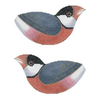 Java Sparrow Painted Canvas Labors of Love Needlepoint 
