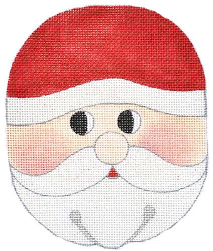 Jingle Bell Santa Painted Canvas Danji Designs 