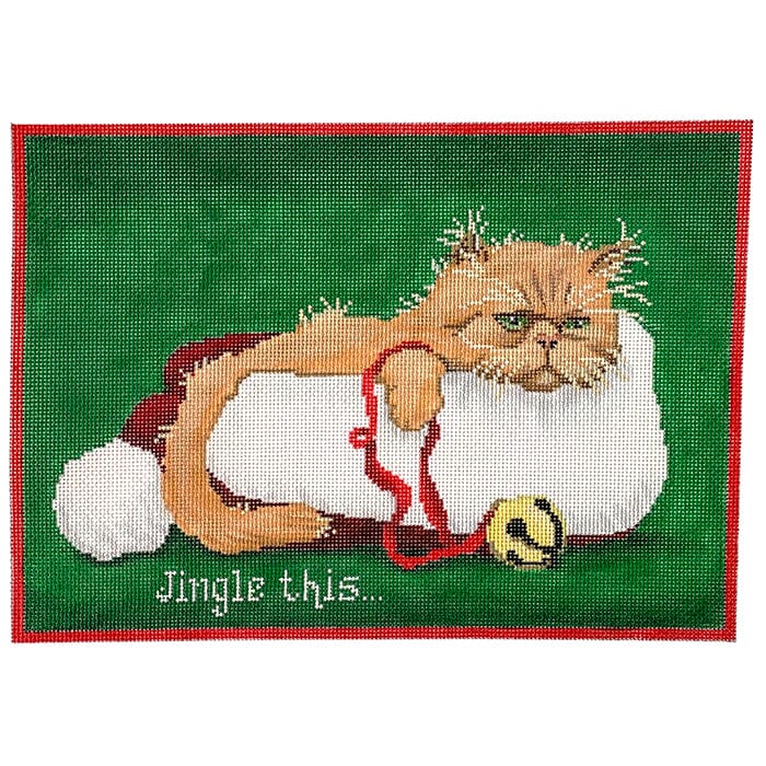 Jingle This Painted Canvas CBK Needlepoint Collections 
