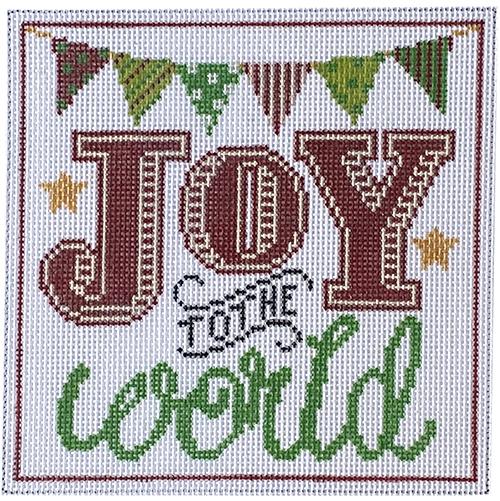 Joy to the World Painted Canvas The Meredith Collection 