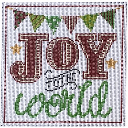 Joy to the World Painted Canvas The Meredith Collection 
