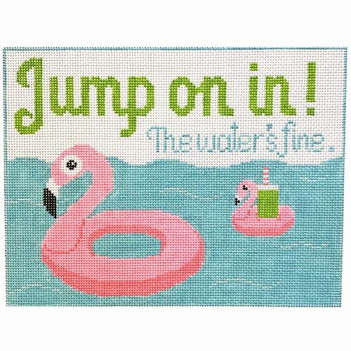 Jump On In! Painted Canvas Rachel Donley 