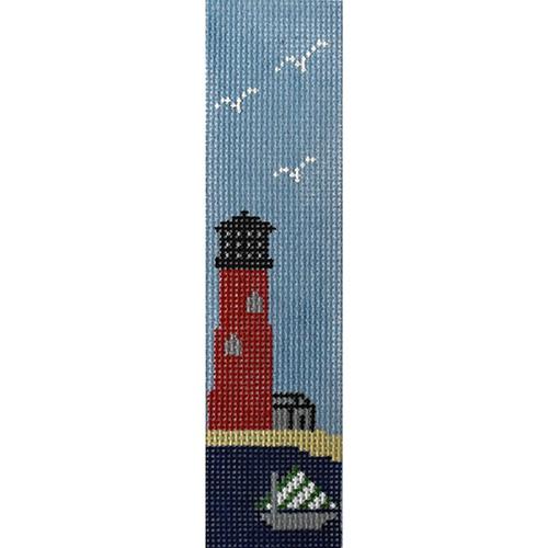 Jupiter Lighthouse Bookmark Painted Canvas J. Child Designs  - 1