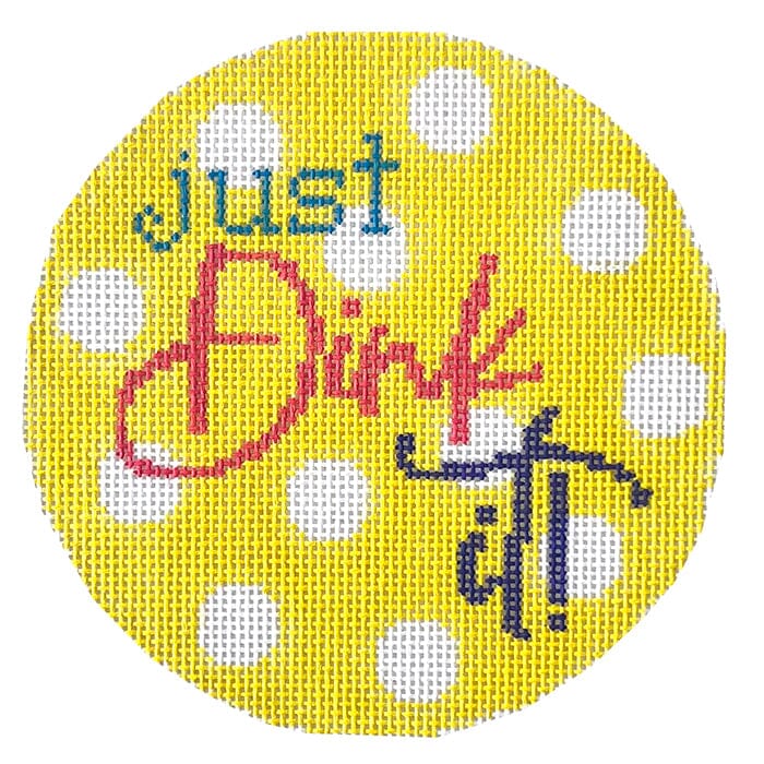 Just Dink It Painted Canvas Wipstitch Needleworks 