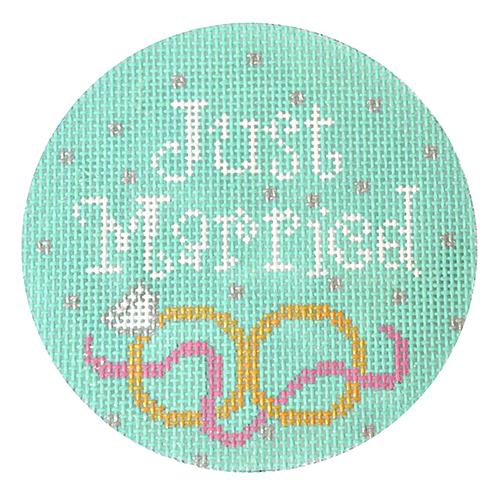 Just Married Painted Canvas The Meredith Collection 