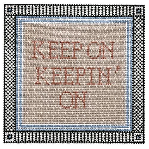 Keep on Keepin' On Painted Canvas Thorn Alexander  - 1