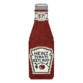 Ketchup Bottle Painted Canvas C'ate La Vie 
