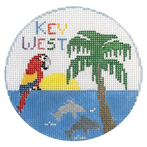 Key West Painted Canvas Kathy Schenkel Designs  - 1