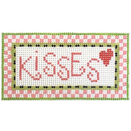 Kisses Painted Canvas Kathy Schenkel Designs  - 1