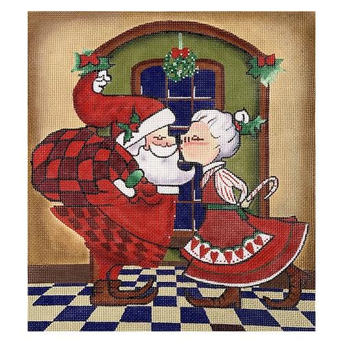 Kissmas Eve Painted Canvas PLD Designs  - 1